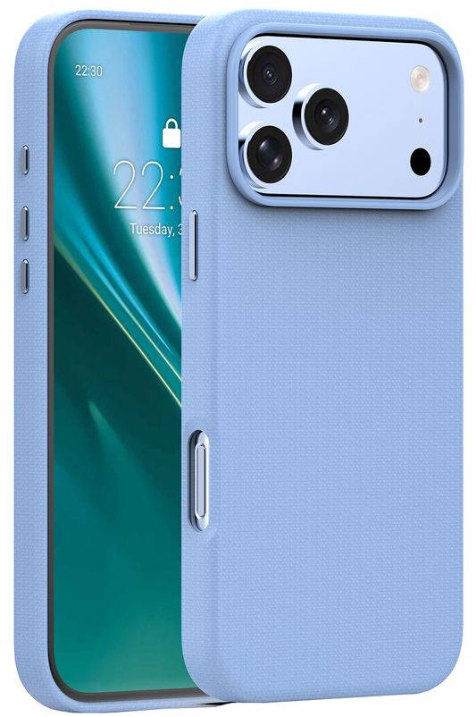 Funda MagSafe para Apple iPhone 18 Pro / 17 Pro, Etteri, Elegant Mag, Azul