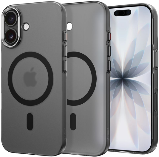 Funda MagSafe para Apple iPhone 17, Tech-Protect, MagZero, Negra Mate