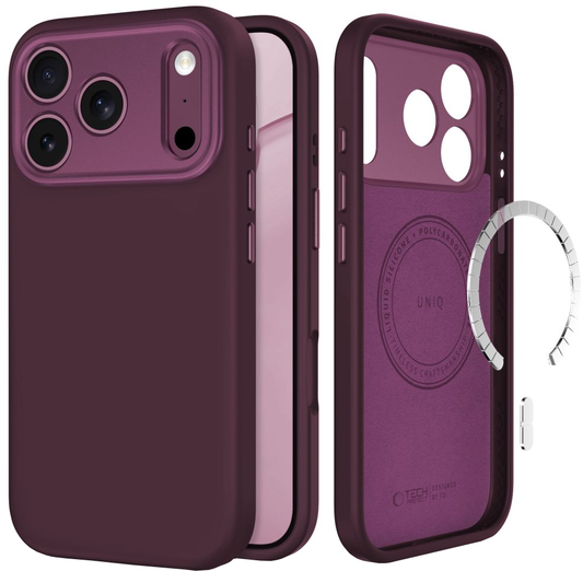 Funda MagSafe para Apple iPhone 18 Pro / 17 Pro, Tech-Protect, Uniq CC, Vino