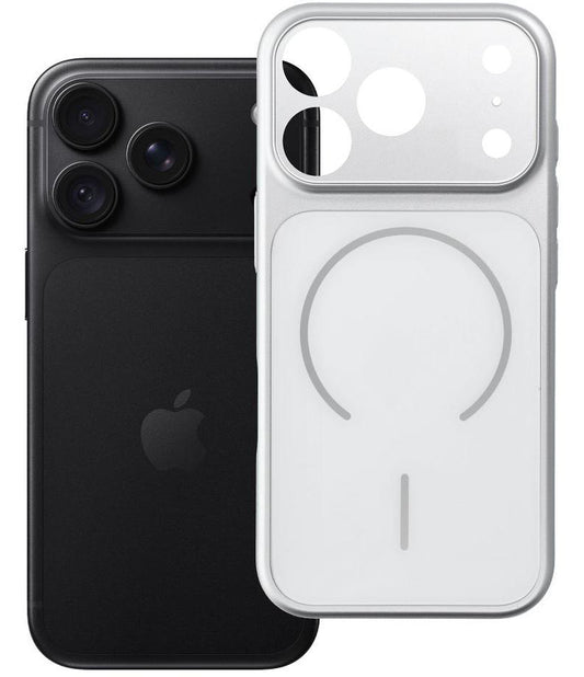 Funda MagSafe para Apple iPhone 18 Pro / 17 Pro, OEM, Make 18, plateada