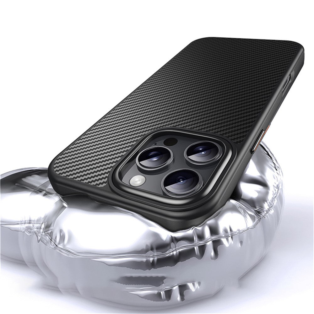 Funda MagSafe para Apple iPhone 16 Pro, OEM, Carbono, Negra