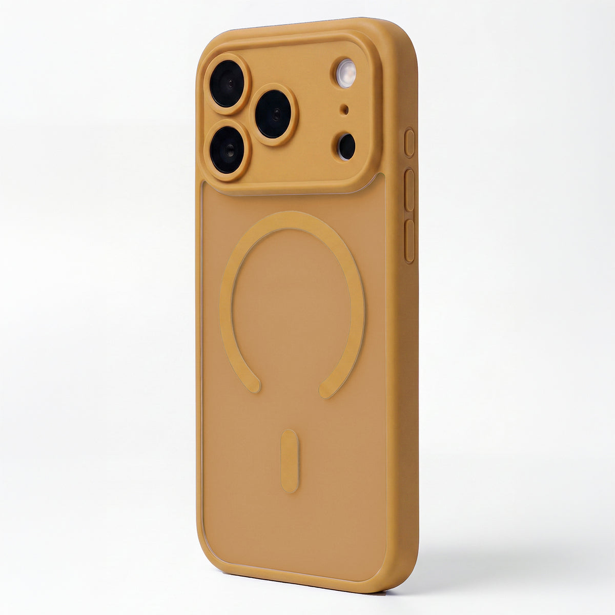 MagSafe Case for Apple iPhone 18 Pro Max / 17 Pro Max, OEM, Mag Matt Big Hole, Brown
