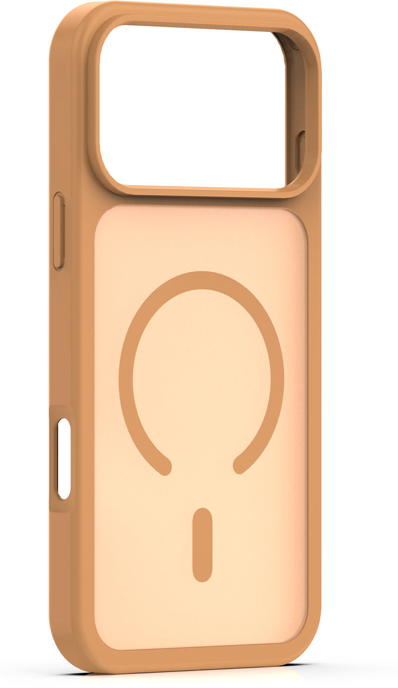 MagSafe Case for Apple iPhone 18 Pro Max / 17 Pro Max, OEM, Mag Matt Big Hole, Brown