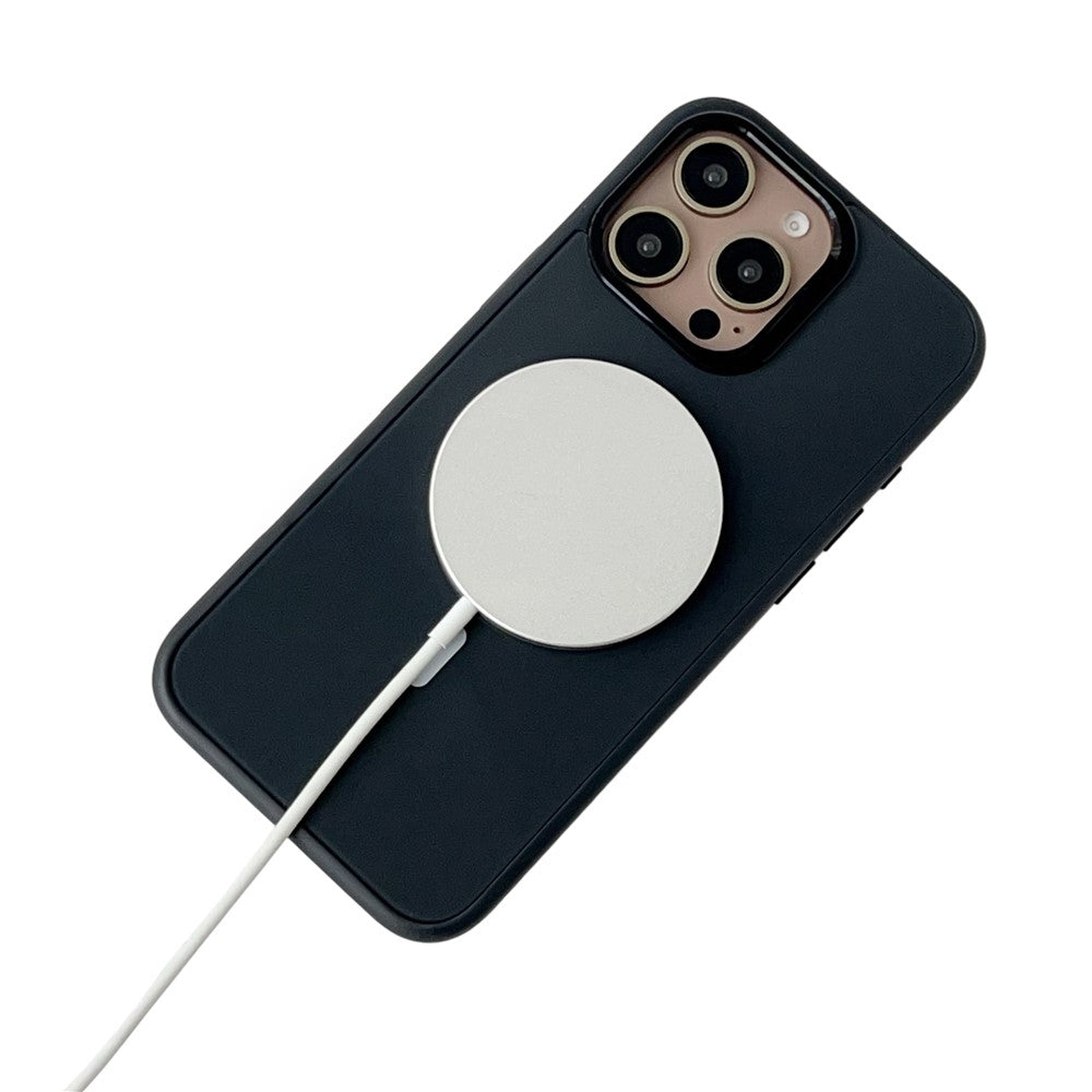 Funda MagSafe para Apple iPhone 16 Pro Max, OEM, Pantalla Redonda Smart E-Ink, Negra