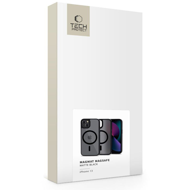 Funda MagSafe para Apple iPhone 13, Tech-Protect, Magmat, Negra