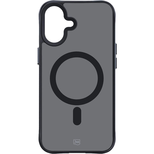 Funda MagSafe para Apple iPhone 16, 3MK, Smoke MagCase, Negra