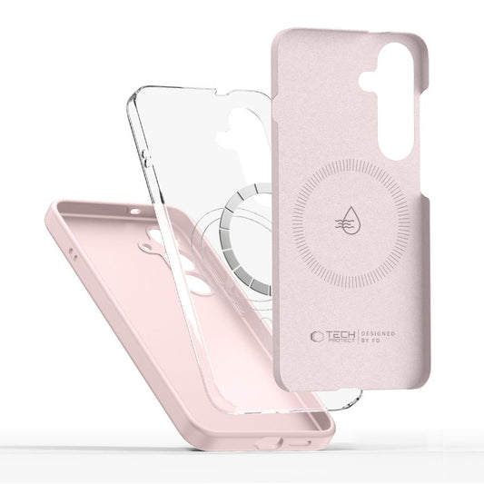 Funda MagSafe para Apple iPhone 16e, Tech-Protect, Silicona Líquida, Rosa