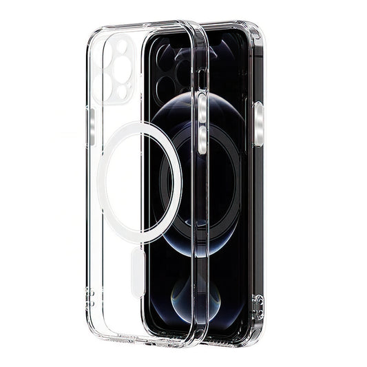 Funda MagSafe para Apple iPhone 16 Pro, OEM, Transparente con Protección para Cámara, Transparente