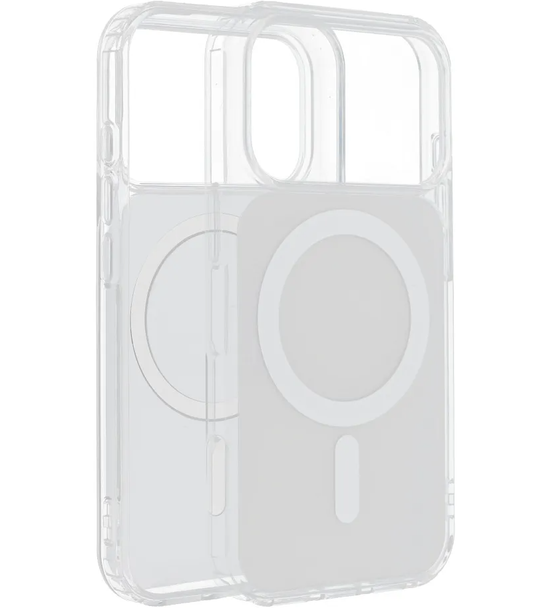 Funda MagSafe para Apple iPhone 17e / 16e, OEM, Clear Fusion Mag Cover, Blanca