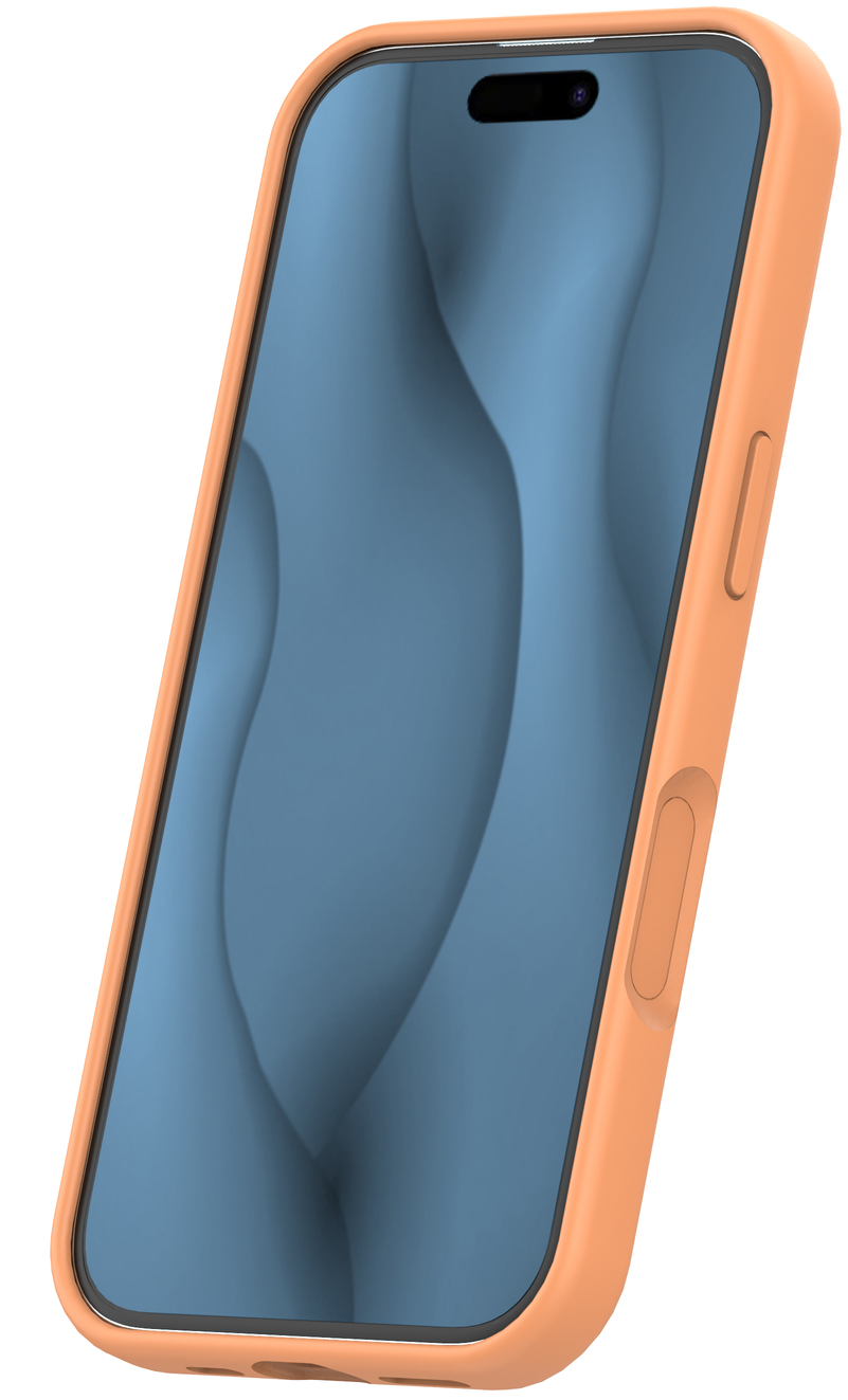 Funda MagSafe para Apple iPhone 17, OEM, Silicone Thin, Naranja