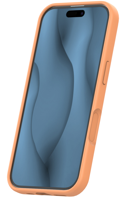 Funda MagSafe para Apple iPhone 17, OEM, Silicone Thin, Naranja