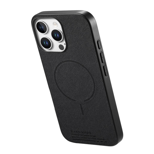 Funda MagSafe para Apple iPhone 16 Pro Max, OEM, Tela, Negra