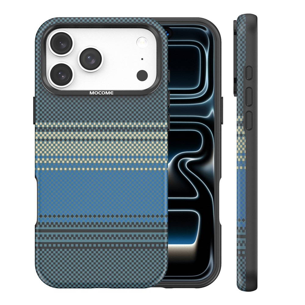 Funda MagSafe para Apple iPhone 17 Pro Max, OEM, Gradient Rainbow, Azul Marino
