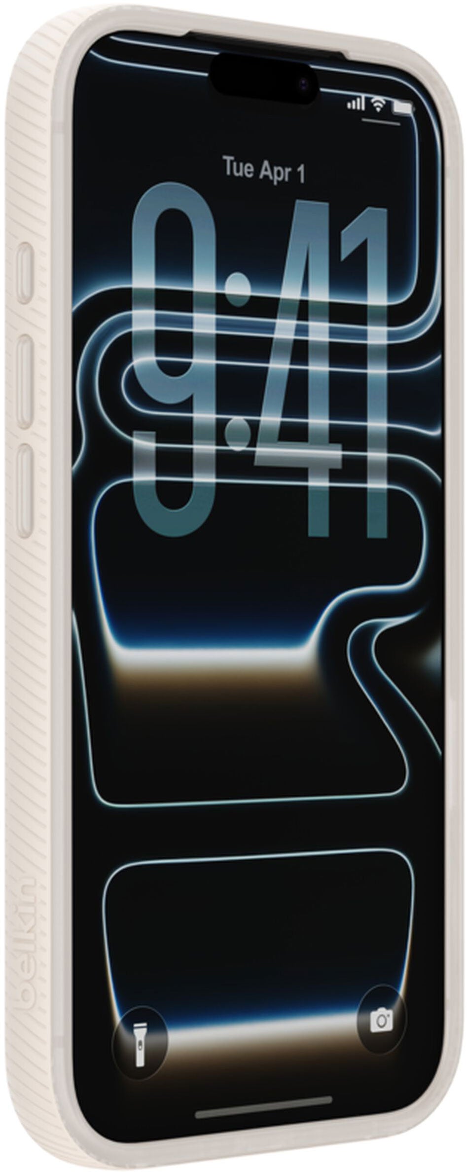 Funda MagSafe para Apple iPhone 17 Pro, Belkin, SheerForce Grip, Beige MSA035hqSA