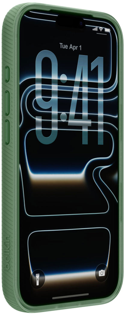 Funda MagSafe para Apple iPhone 17 Pro, Belkin, SheerForce Grip, Verde MSA035hqSE