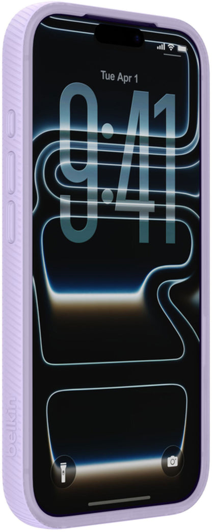 Funda MagSafe para Apple iPhone 17 Pro, Belkin, SheerForce Grip, Violeta MSA035hqLV