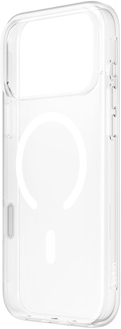 Funda MagSafe para Apple iPhone 17 Pro Max, Belkin, SheerForce Clear, Transparente MSA032hqCL