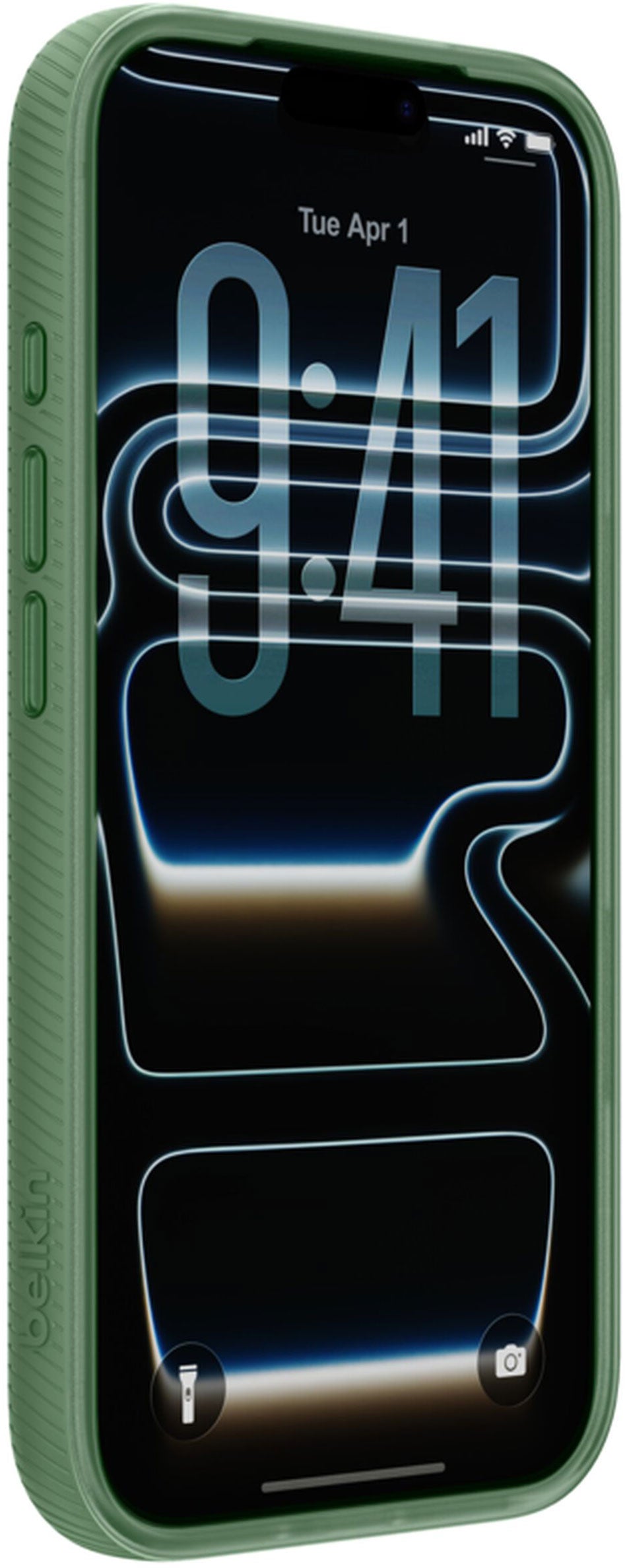 Funda MagSafe para Apple iPhone 17 Pro Max, Belkin, SheerForce Grip, Verde MSA036hqSE