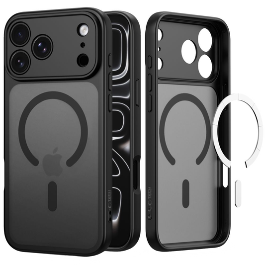 Funda MagSafe para Apple iPhone 18 Pro / 17 Pro, Tech-Protect, BasicMag, Negra Mate