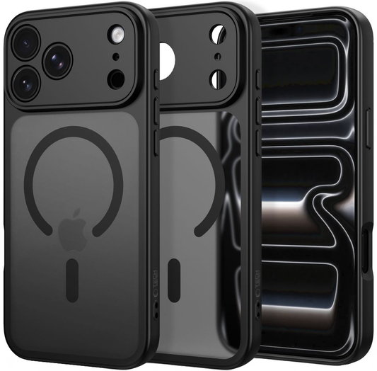 Funda MagSafe para Apple iPhone 18 Pro Max / 17 Pro Max, Tech-Protect, BasicMag, Negra Mate