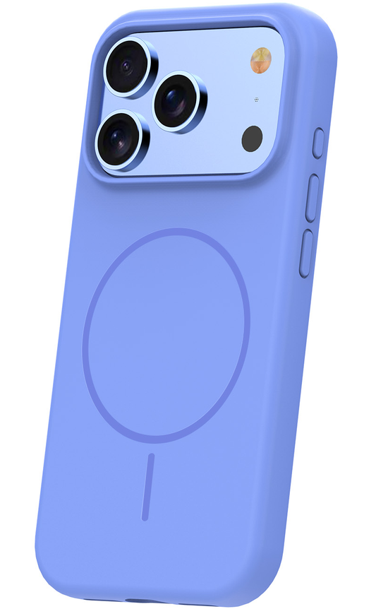 Funda MagSafe para Apple iPhone 18 Pro Max / 17 Pro Max, OEM, Silicona Delgada, Azul