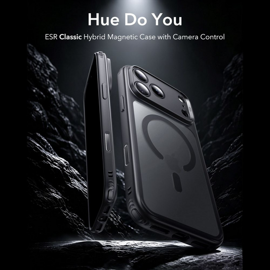 Funda MagSafe para Apple iPhone 18 Pro Max / 17 Pro Max, ESR, Classic Hybrid, Negra