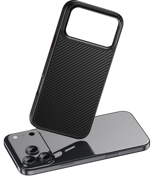 Funda MagSafe para Apple iPhone 18 Pro / 17 Pro, OEM, Carbono, Negra