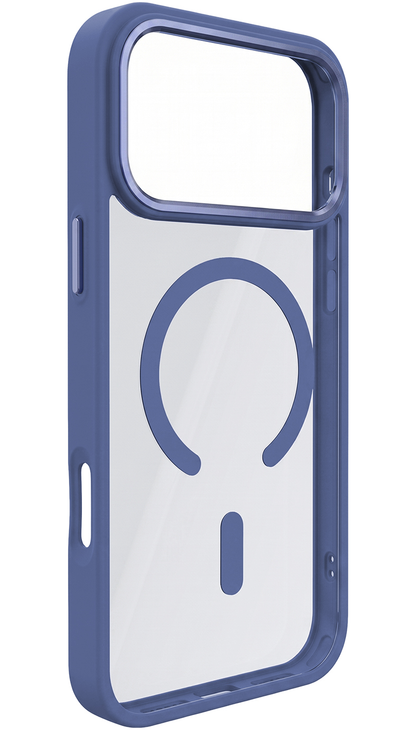 Funda MagSafe para Apple iPhone 18 Pro Max / 17 Pro Max, OEM, Color Clear Mag, Azul