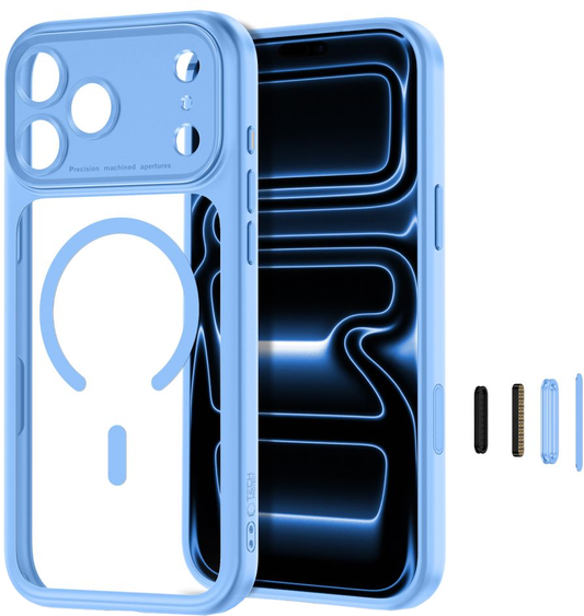 Funda MagSafe para Apple iPhone 18 Pro Max / 17 Pro Max, Tech-Protect, MagPeak CC, Azul