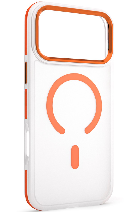 Funda MagSafe para Apple iPhone 18 Pro / 17 Pro, Etteri, Icy Mag, Naranja