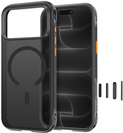 Funda MagSafe para Apple iPhone 18 Pro Max / 17 Pro Max, Tech-Protect, MagAir CC, negra mate
