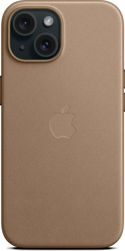 Funda MagSafe para Apple iPhone 15, FineWoven, Marrón MT3C3ZM/A
