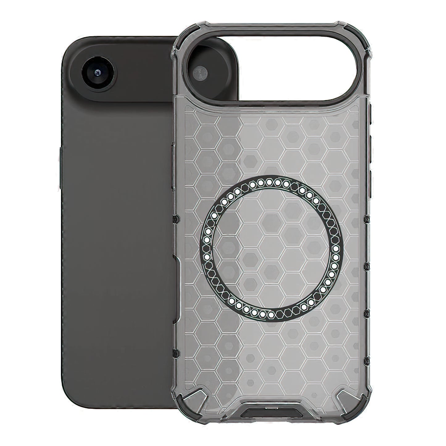 Funda MagSafe para Apple iPhone 17 Air, Techsuit, HoneyComb Shield, Negra