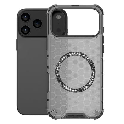 Funda MagSafe para Apple iPhone 17 Pro Max, Techsuit, HoneyComb Shield, Negra