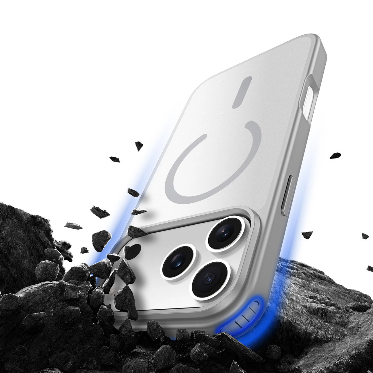 Funda MagSafe para Apple iPhone 17 Pro, DUX DUCIS, Yind, Gris