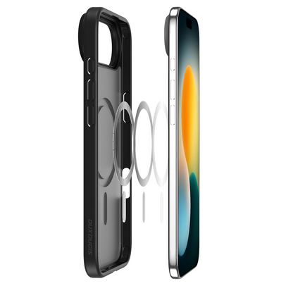 Funda MagSafe para Apple iPhone 17 Air, DUX DUCIS, Yind, Negra