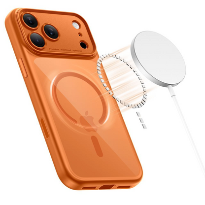 Funda MagSafe para Apple iPhone 17 Pro, Tech-Protect, MagPeak, Naranja