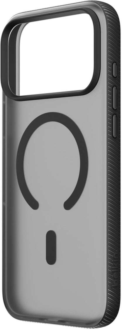 Funda MagSafe para Apple iPhone 17 Pro, Belkin, SheerForce Grip, Negra MSA035hqBK