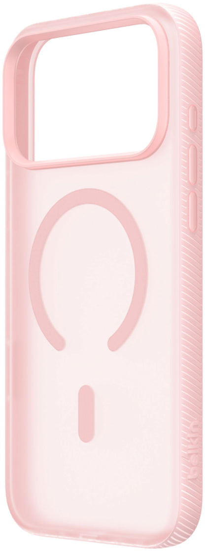 Funda MagSafe para Apple iPhone 17 Pro Max, Belkin, SheerForce Grip, Rosa MSA036hqPK