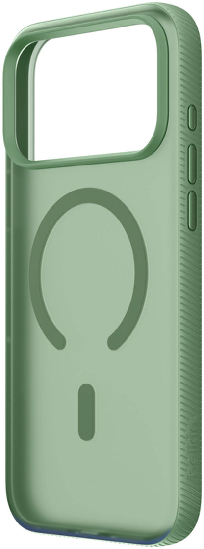Funda MagSafe para Apple iPhone 17 Pro Max, Belkin, SheerForce Grip, Verde MSA036hqSE