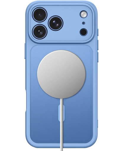 Funda MagSafe para Apple iPhone 18 Pro / 17 Pro, Tech-Protect, BasicMag, Azul Mate