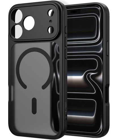 Funda MagSafe para Apple iPhone 18 Pro / 17 Pro, Tech-Protect, BasicMag, Negra Mate