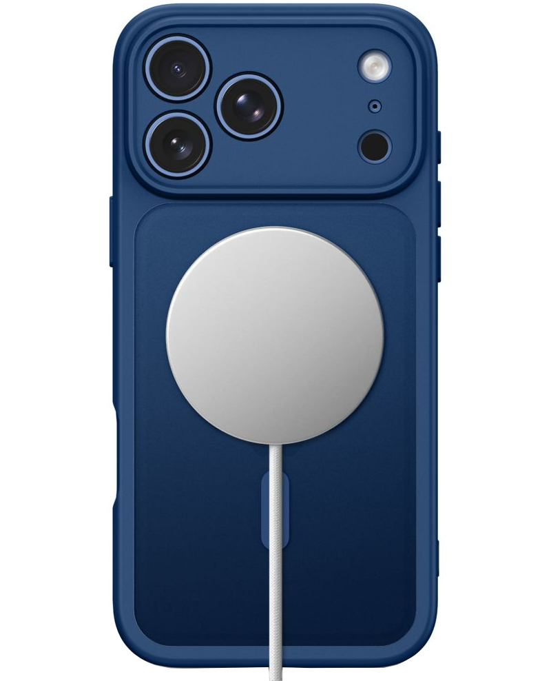 Funda MagSafe para Apple iPhone 18 Pro / 17 Pro, Tech-Protect, BasicMag, Azul Marino Mate
