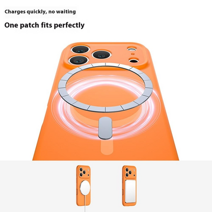 Funda MagSafe para Apple iPhone 17 Pro Max, OEM, Silicona Líquida, Rosa