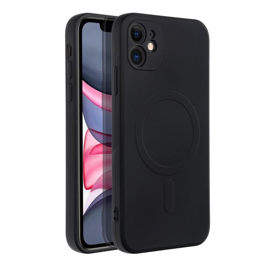 Funda MagSafe para Apple iPhone 11, OEM, Silicone Mag, Negra
