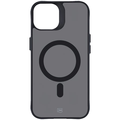Funda MagSafe para Apple iPhone 14 / 13, 3MK, Smoke MagCase, Negra
