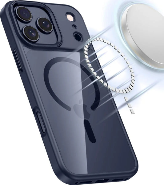 Funda MagSafe para Apple iPhone 17 Pro, Tech-Protect, Magmat, Azul Marino