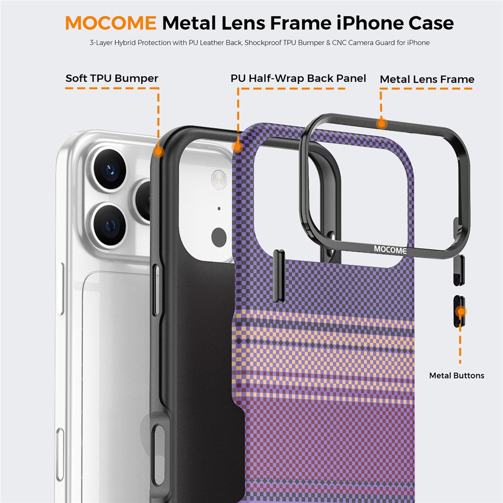 Funda MagSafe para Apple iPhone 17 Pro, OEM, Gradient Rainbow, Morado