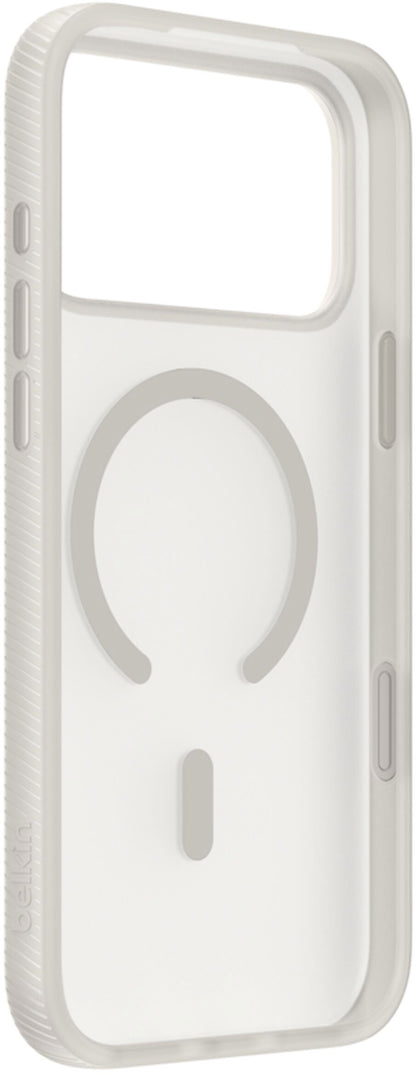 Funda MagSafe para Apple iPhone 17 Pro, Belkin, SheerForce Grip, Beige MSA035hqSA