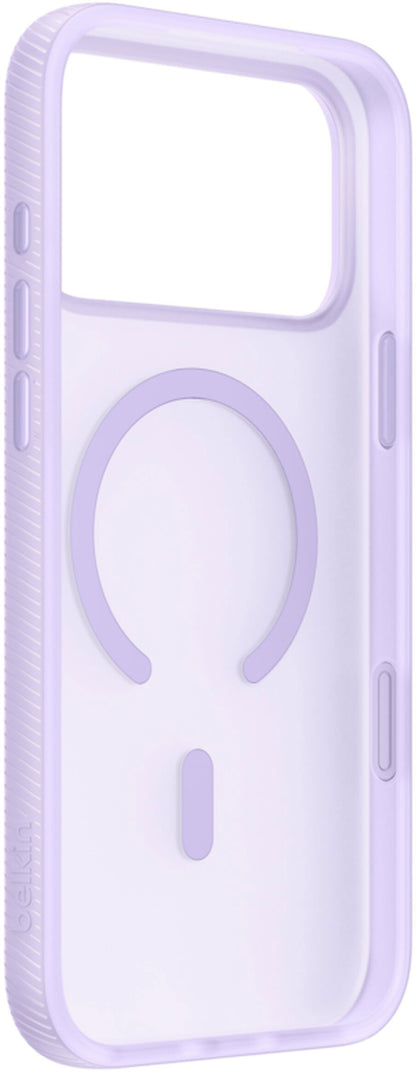 Funda MagSafe para Apple iPhone 17 Pro, Belkin, SheerForce Grip, Violeta MSA035hqLV